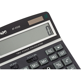 Калькулятор настольный Комус AF-450B 12-разрядный черный 195x149x47 мм