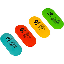 Ластик Мульти-Пульти "Чебурашка", овальный, термопластичная резина, 60*28*12мм фото Ластик Мульти-Пульти "Чебурашка", овальный, термопластичная резина, 60*28*12мм