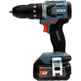 Дрель-шуруповерт ударная аккумуляторная Senix PDHX2-M2-EU-0 бесщеточная без АКБ и ЗУ
