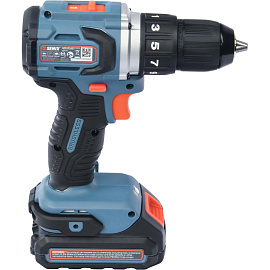 Дрель-шуруповерт аккумуляторный Senix PDDX2-M2-EU SET бесщеточная АКБ х Li-ion (20В, 4 Ач)+ЗУ в кейсе