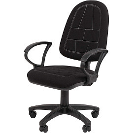 Кресло офисное Chairman 205 черное (ткань, пластик)