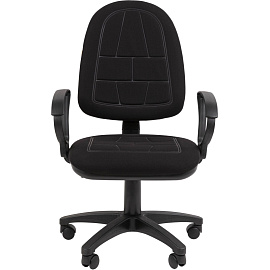 Кресло офисное Chairman 205 черное (ткань, пластик)