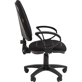 Кресло офисное Chairman 205 черное (ткань, пластик)