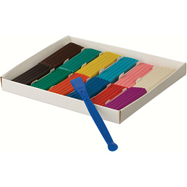 Пластилин классический Гамма Мультики 12 цветов 240 грамм