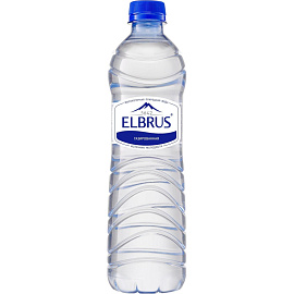 Вода минеральная Эльбрус столовая газированная 0.5 л фото Вода минеральная Эльбрус столовая газированная 0.5 л