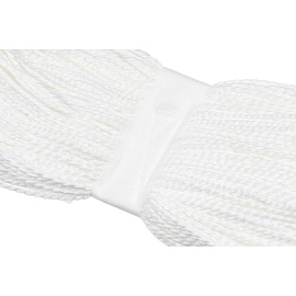 Насадка МОП для верёвочной швабры A-VM микрофибра 38х31 см белая