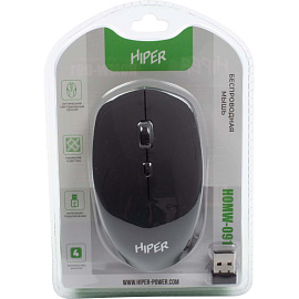 Мышь беспроводная HIPER чёрная (HOMW-091)