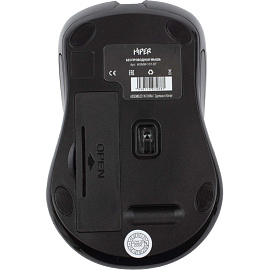 Мышь беспроводная Hiper чёрная (HOMW-101-BT)