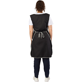 Фартук-сарафан для торговли Маркет Мастер черный/серый фото Фартук-сарафан для торговли Маркет Мастер черный/серый