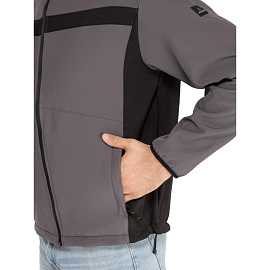 Куртка рабочая демисезонная мужская Delta Plus Lulea серая/чёрная (размер 42-44, рост 156-164)