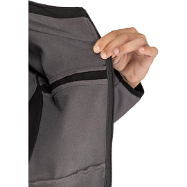 Куртка рабочая демисезонная мужская Delta Plus Lulea серая/черная (размер 48-50, рост 170-176 см)