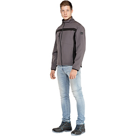 Куртка рабочая демисезонная мужская Delta Plus Lulea серая/чёрная (размер 52-54, рост 180-188)