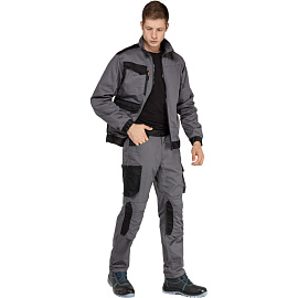 Куртка рабочая летняя мужская Delta Plus MACH2 серая (размер 44-46, рост 164-172)