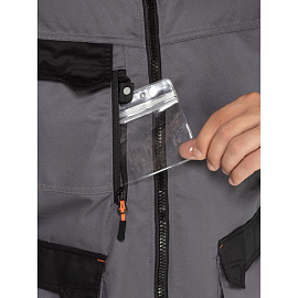 Куртка рабочая летняя мужская Delta Plus MACH2 серая (размер 44-46, рост 164-172)