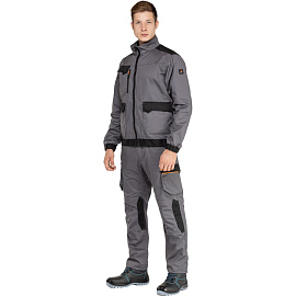 Куртка рабочая летняя мужская Delta Plus MACH2 серая (размер 50-52, рост 180-188)