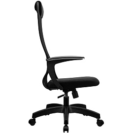 Кресло для руководителя Easy Chair SU-B-8 чёрное (ткань, пластик)