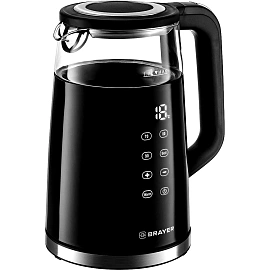 Чайник BRAYER 1037BR, электрический, 2200Вт,1,7л, Cool Touch,LED