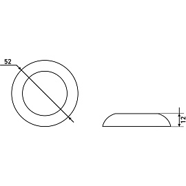 Накладка для цилиндрового механизма Аллюр АРТ ET-R1 SN
