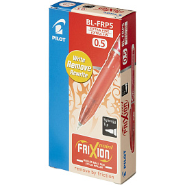 Ручка гелевая со стираемыми чернилами Pilot Frixion Рoint красная (толщина линии 0,25 мм)