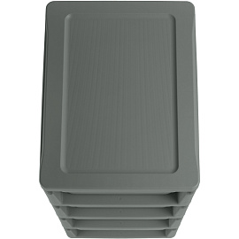 Комод на колесах Econova Luxe (серый, 300х385х690 мм)