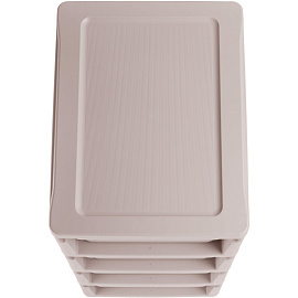 Комод на колесах Econova Luxe (светло-бежевый, 300х385х690 мм)