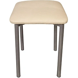 Табурет усиленный 22 ваниль (искусственная кожа, металл)