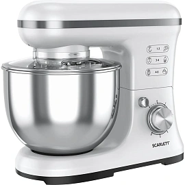 Миксер SCARLETT SC-SM10S50, планетарный, 1400Вт, белый