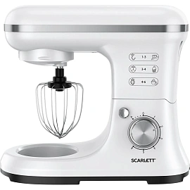 Миксер SCARLETT SC-SM10S50, планетарный, 1400Вт, белый