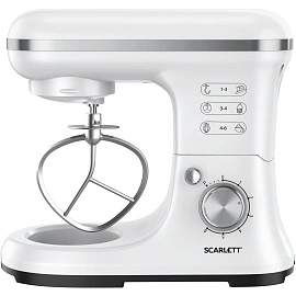 Миксер SCARLETT SC-SM10S50, планетарный, 1400Вт, белый
