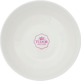 Салатник фарфоровый Tudor England Royal Circle 16 см 600 мл белый (6 штук в упаковке, TU2116)