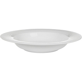 Тарелка суповая Tudor England Royal Sutton фарфор 22 см белая (6 штук в упаковке)