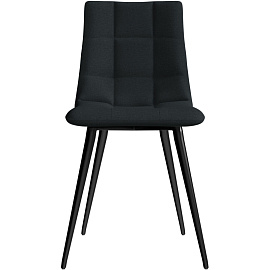 Стул обеденный Комус Meri тёмно-серый (ткань, металл)