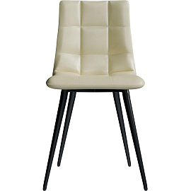 Стул обеденный Комус Meri бежевый (экокожа, металл)