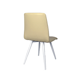 Стул обеденный Комус Meri бежевый (экокожа, металл)