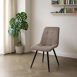 Стул обеденный Комус Form бежевый (ткань, металл)