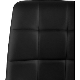 Стул обеденный Комус Form чёрный (экокожа, металл)