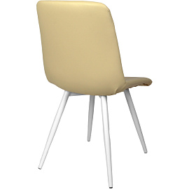 Стул обеденный Комус Form бежевый (экокожа, металл)