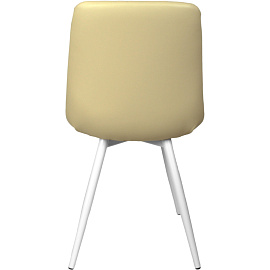 Стул обеденный Комус Form бежевый (экокожа, металл)