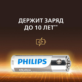 Батарейка AA пальчиковая Philips Entry (4 штуки в упаковке)