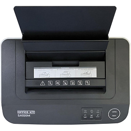 Шредер (уничтожитель документов) Office Kit 5-й уровень секретности объем корзины 22 л