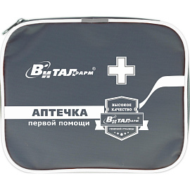 Аптечка первой помощи работникам Виталфарм ф.13. 54108 по приказу №262н с наполнением (текстильная сумка)