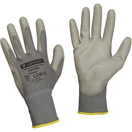 Перчатки защитные TOPFORT НПУ01 нейлон с ПУ покрытием р.7