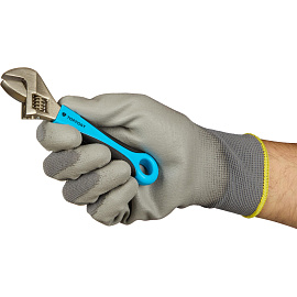 Перчатки защитные TOPFORT НПУ01 нейлон с ПУ покрытием р.10