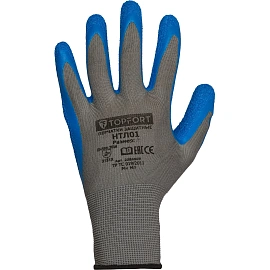 Перчатки защитные TOPFORT НТЛ01 нейлон латексным покрытием разм.11