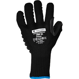 Перчатки защитные от вибрации TOPFORT VBR 01 р.9
