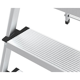 Стремянка алюминиевая/стальная Zalger 6 ступеней (211-6) фото Стремянка алюминиевая/стальная Zalger 6 ступеней (211-6)