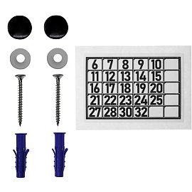 Держатель для хранения ключей Embodiment на 9 посадочных мест настенный 269х58х20 мм