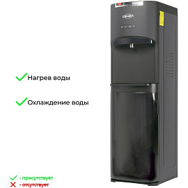 Кулер для воды Vatten L04NK черный (нагрев и охлаждение)