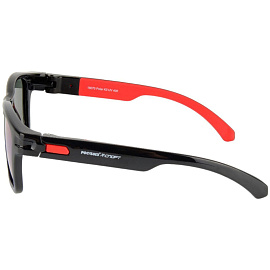 Очки открытые солнцезащитные поляризационные РОСОМЗ СПОРТ зеркальные синие (18073)