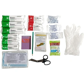 Аптечка первой помощи автомобильная ФЭСТ по приказу № 260н (тканевая сумка, 3737)